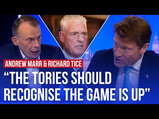 Reform UK 'will be level with the Tories by summer,' Richard Tice tells Andrew Marr | LBC