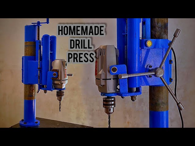 Awesome! Homemade Drill Press ( scrape strut and gear )