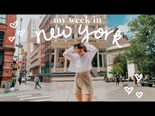 a week in my life as a wannabe NYC local ツ (solo travel vlog)