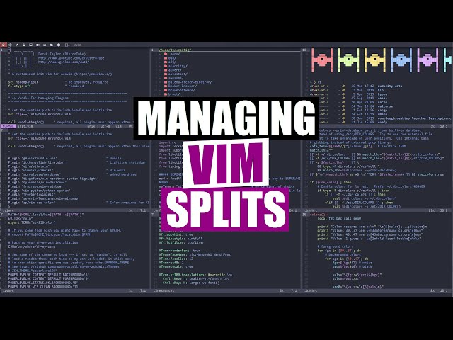 Managing Your Splits In Vim