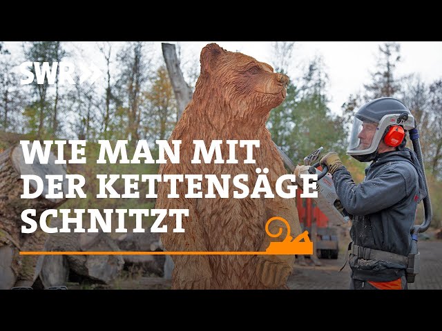 How to carve with a chainsaw | SWR Handwerkskunst