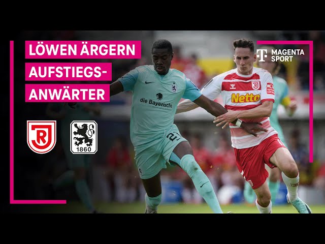 SSV Jahn Regensburg - TSV 1860 München, Highlights mit Live-Kommentar | 3. Liga | MAGENTA SPORT