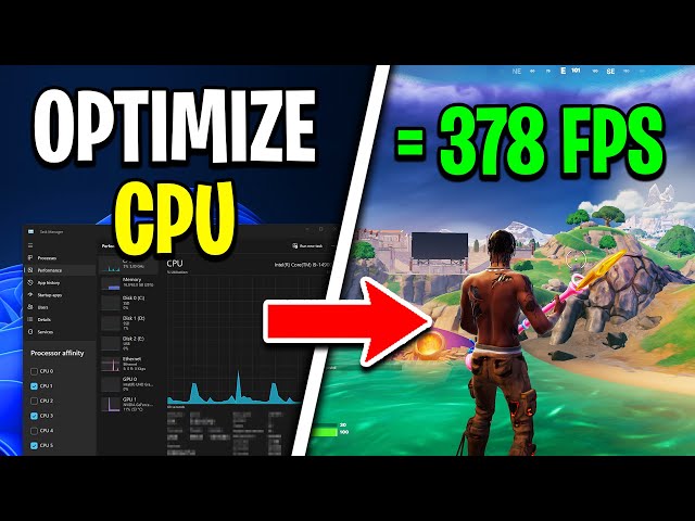 How To BOOST FPS In Fortnite! (BEST CPU Optimizations)