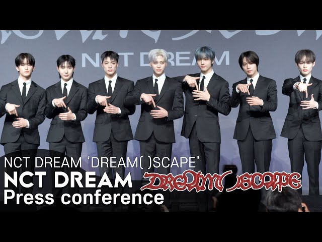[Full] NCT DREAM 'DREAM( )SCAPE' Press Conference | Mark·Renjun·Jeno·Haechan·Jaemin·Chenle·Jisung