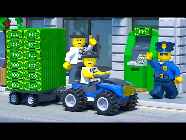 LEGO ATM Robbery Prison Break Fail