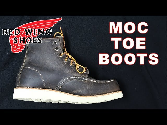 Red Wing Moc Toe 8883 Concrete Rough and Tough Mens Boot Review