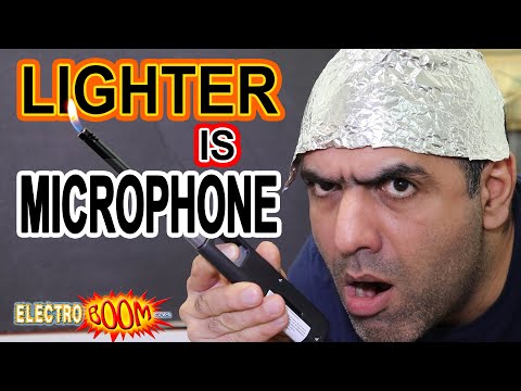 LIGHTER is a MICROPHONE