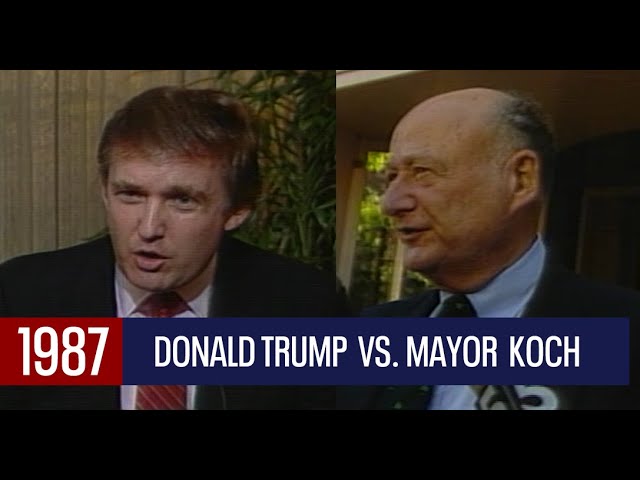 NYC 1987: DONALD TRUMP VS. MAYOR ED KOCH