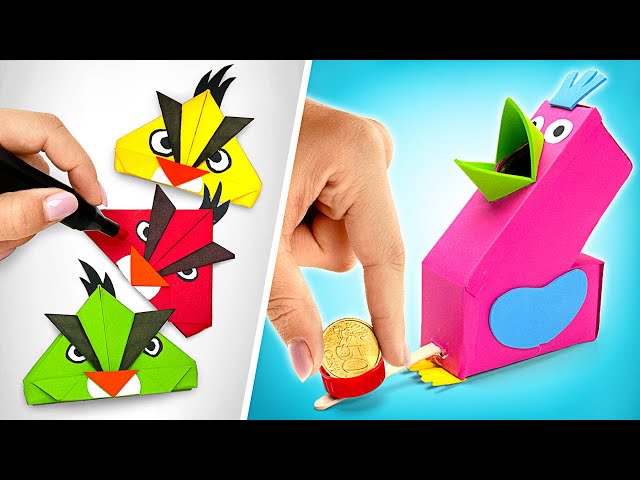 COOLSTE Basteleien, inspiriert von Spielen, mit versteckten Überraschungen | Lustiges DIY mit Pappe!