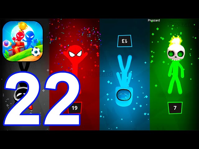 Stickman Party 2 3 4 MiniGames - Gameplay Walkthrough Part 22 Tournament Mode (iOS, Android)