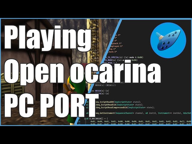 Playing Open Ocarina PC Port : Completing The Fire temple and Gathering some heart parts!