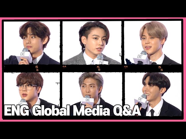 [Full ENG] BTS (방탄소년단) BE 'Life Goes On' Press Conference(Greeting + Introduce + Global Media Q&A)