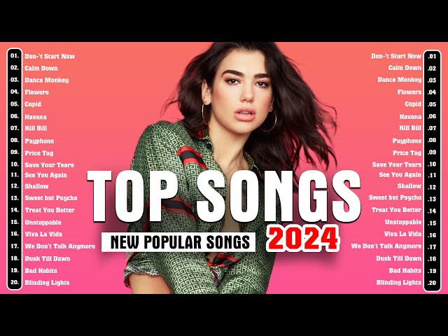Top 50 songs this week 2024 ☘ Top 100 Songs Of 2024🎧 Best English Top Songs Playlist