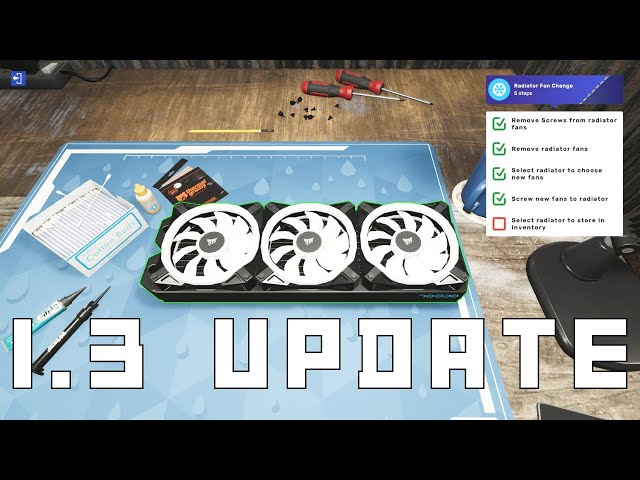 NEW 1.3 PC Building Simulator 2 Update - Swappable Radiator Fans, Phanteks, Apocalyptic Theme & More