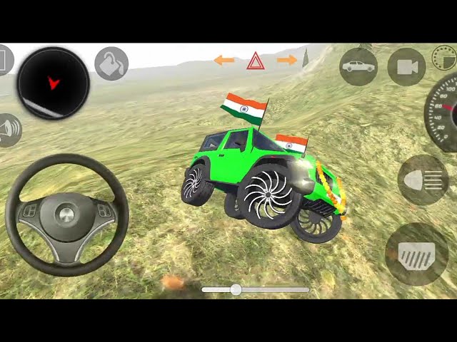 Dollar Song Modified Mahindra Green Thar || Indian car simulator 3d || Android Gameplay