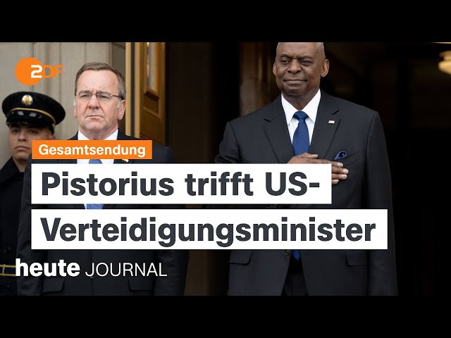 heute journal vom 09.05.2024 Pistorius in Washington, Biden zu Waffenlieferungen, Karlspreis-Vergabe