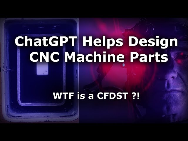 Terminator AI (ChatGPT) helps me design a CNC machine gantry (Using a CFDST column for the gantry)