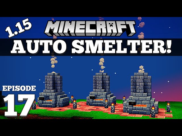 How To Make an Auto Smelter in Minecraft! #17