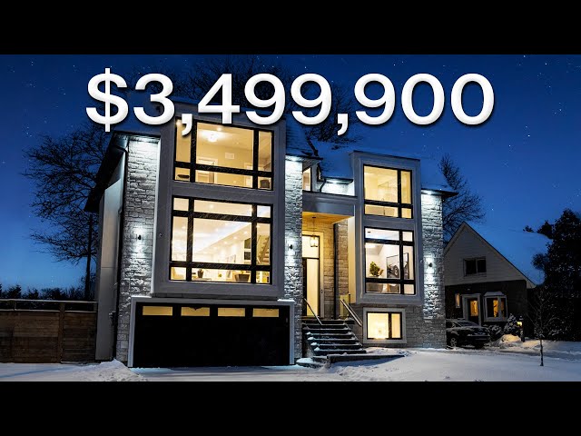 Full Tour of a $3.5 Million Custom Home with STUNNING Interiors! | 110 Plateau Crescent