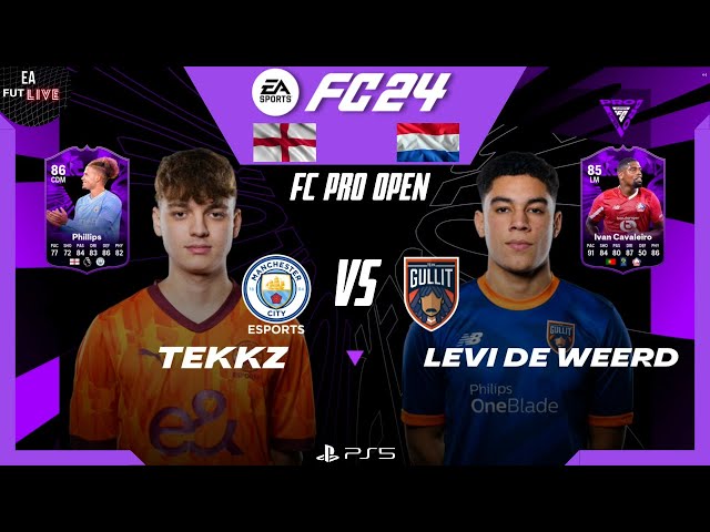 TEKKZ VS LEVI DE WEERD | FC Pro Open 24 Match Week 4 - Group D