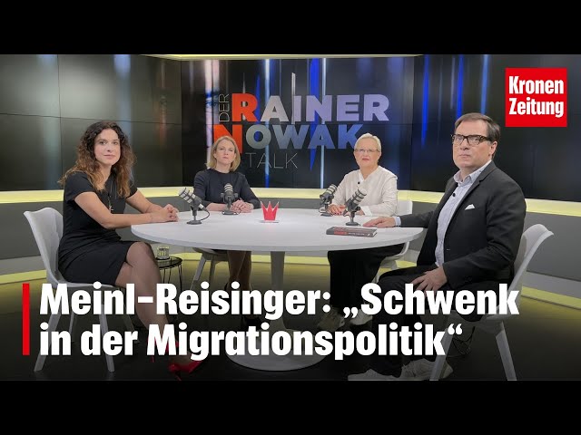 Meinl-Reisinger: „Schwenk in der Migrationspolitik“ | krone.tv RAINER NOWAK TALK