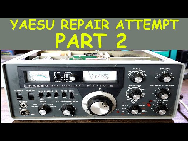 Yaesu FT-101E Repair Attempt Part 2