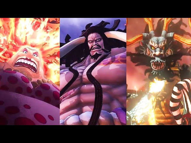 One Piece Pirate Warriors 4 - ALL ENDINGS (Kaido & Dragon, Big Mom, True Final)