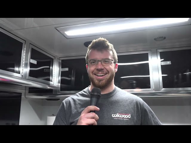 Anthony Macri discusses his 17th to first charge at Williams Grove Speedway Friday night