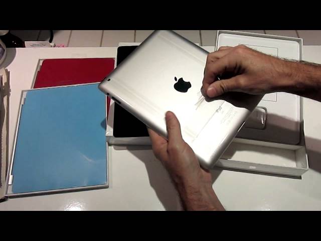 Beyaz iPad 2 kutu açılımı ve incelemesi.