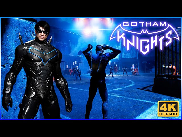 Gotham Knights Nightwing Free Roam Gameplay (Early Access) [4K]