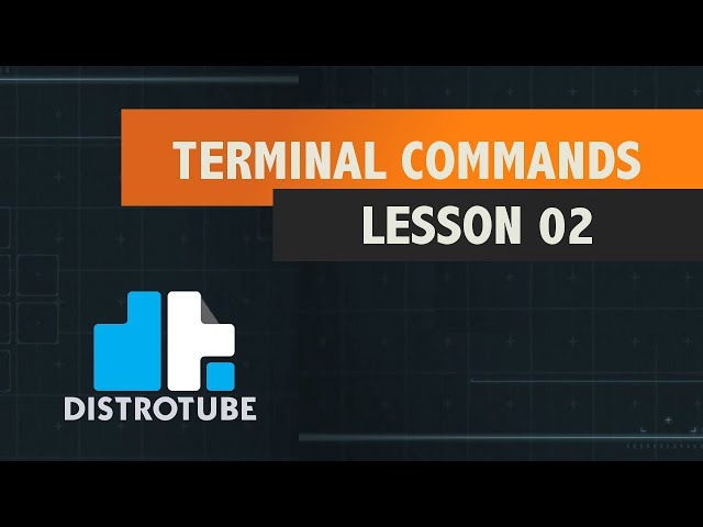 Terminal Commands Lesson 02 - touch, mkdir, mv, cp, rm, rmdir