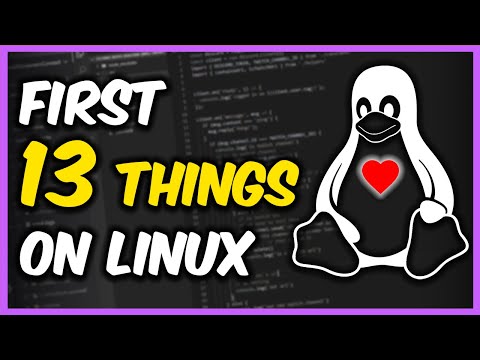 Before I do anything on Linux, I do this first...