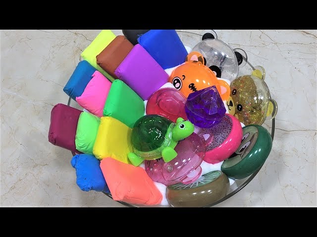 Mixing Store Bought Slimes and Fluffy Slime !! Relaxing Slimesmoothie Satisfying Slime Video #37