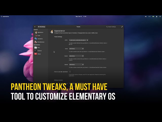 Checking Out Pantheon Tweaks - Must Have Tool to Customize Elementary OS 6