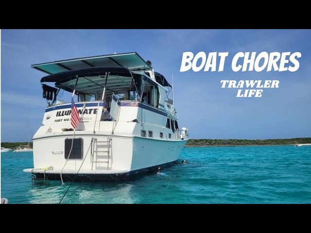 Boat Detailing and Fixing || What it's like cruising the Bahamas in Summer || The REAL Boat Life