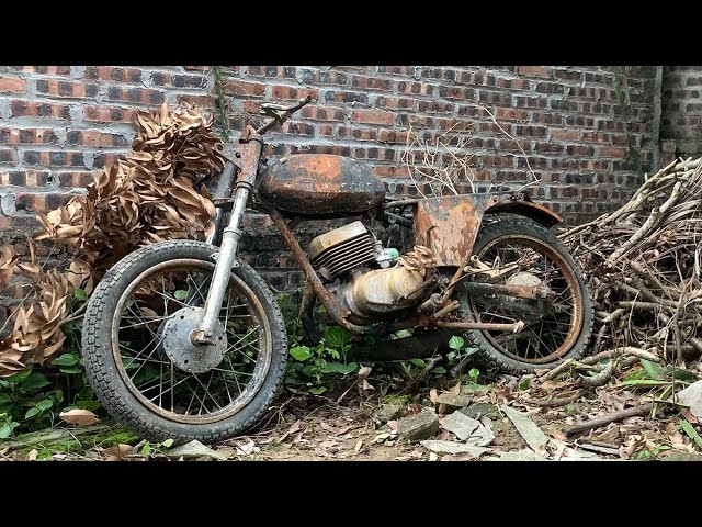 Full Restoration of Old Heavy Damaged 125cc Minsk Motorcycle // Full Restore of Minsk 125cc Old Rust