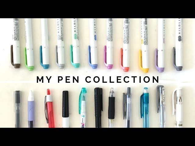 my (objectively too large) pen collection
