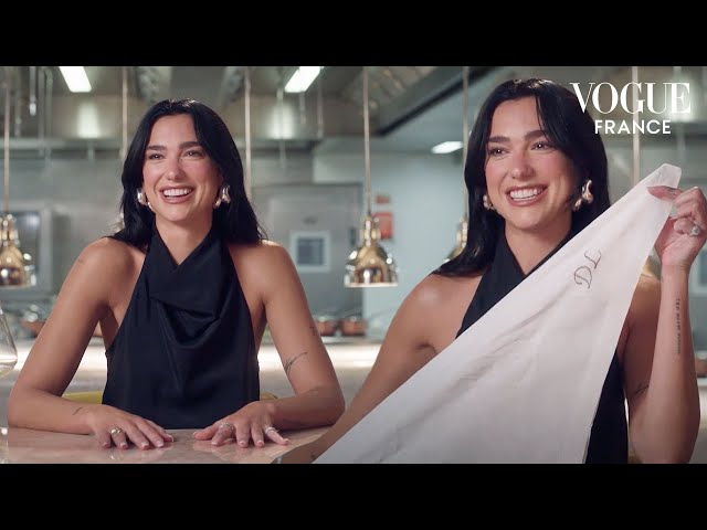 Dua Lipa tries Michelin-starred French food with Hélène Darroze | Vogue France