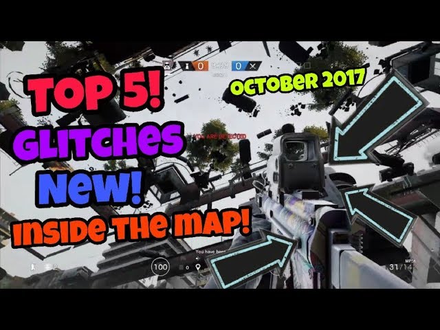 Rainbow six siege top 5 Glitches (After patch) operation blood orchid PS4/XBOX ONE October 2017