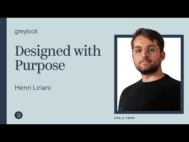 Tome's Henri Liriani | Hiring Startup Design Teams