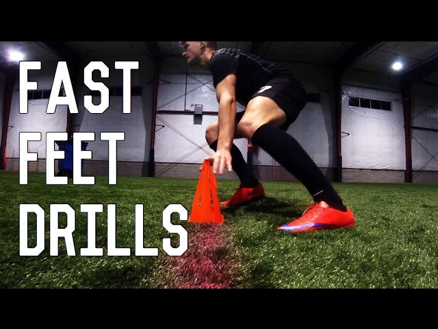Fast Feet, Agility and Dribbling Drills For Footballers/Soccer Players