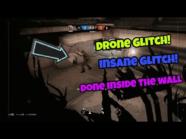 Rainbow six siege Glitch (insane drone Glitch) Drone Inside the wall PS4/Xbox one