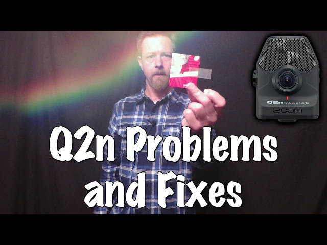 Zoom Q2n Problems and Fixes - Lens Flare, Battery Life, Memory Cards