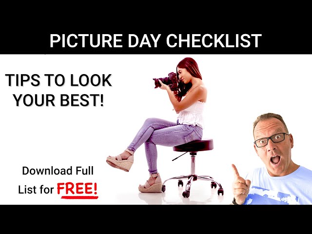 Getting Your Pictures Taken? Here's Your PICTURE DAY Checklist
