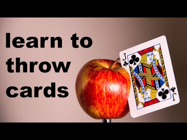 This Week I Learned to Throw Cards