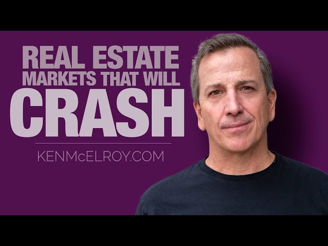 Real Estate Markets that will Crash (& Markets to buy in)