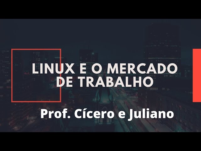Live - Professor Cícero e Juliano falando de Linux e o Mercado de Trabalho