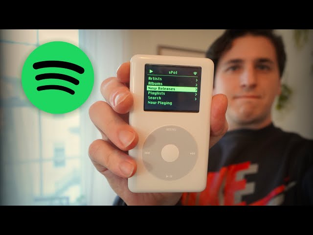 Spotify Streaming on a modded 17-year-old iPod Classic (via Raspberry Pi)