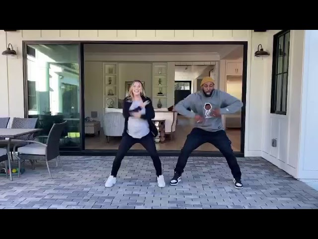 tWitch and Allison dancing to "Get Up" by Ciara