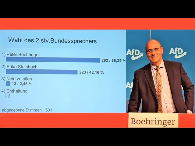 Boehringers Bewerbungsrede zum stellvertretenden Bundessprecher der AfD | Riesa 18.6.22